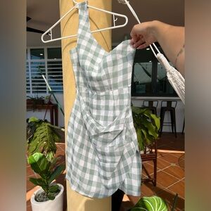 Green Checkered Dress